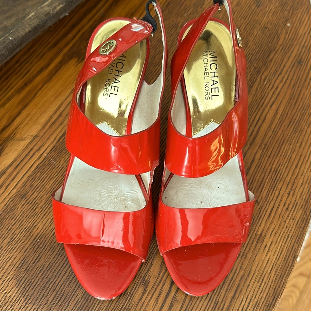 Festive MK heels